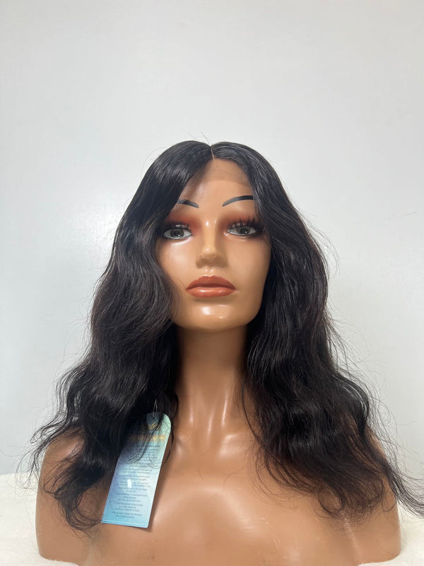 NOBLE DESIGN 4" X 4" BODY WAVE LACE CLOSURE WIG (Brazilian high weight)